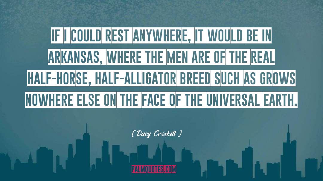 Arkansas quotes by Davy Crockett