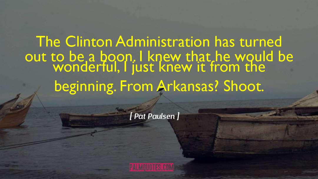 Arkansas quotes by Pat Paulsen