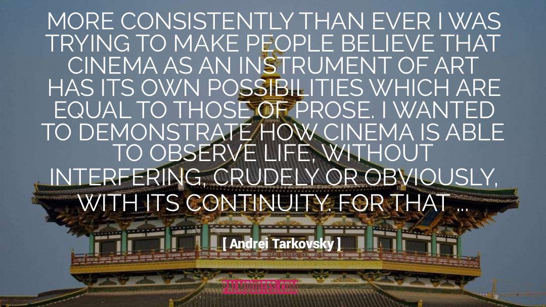 Arlovski Andrei quotes by Andrei Tarkovsky