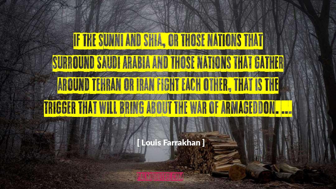 Armageddon quotes by Louis Farrakhan