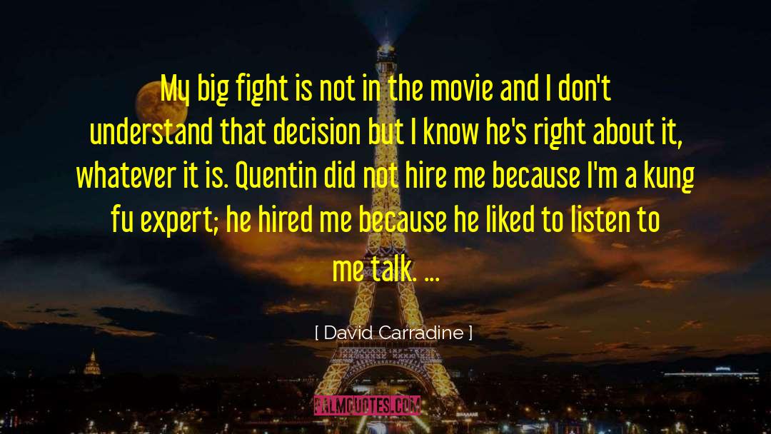 Armchair Experts quotes by David Carradine