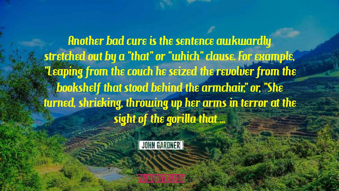 Armchair quotes by John Gardner