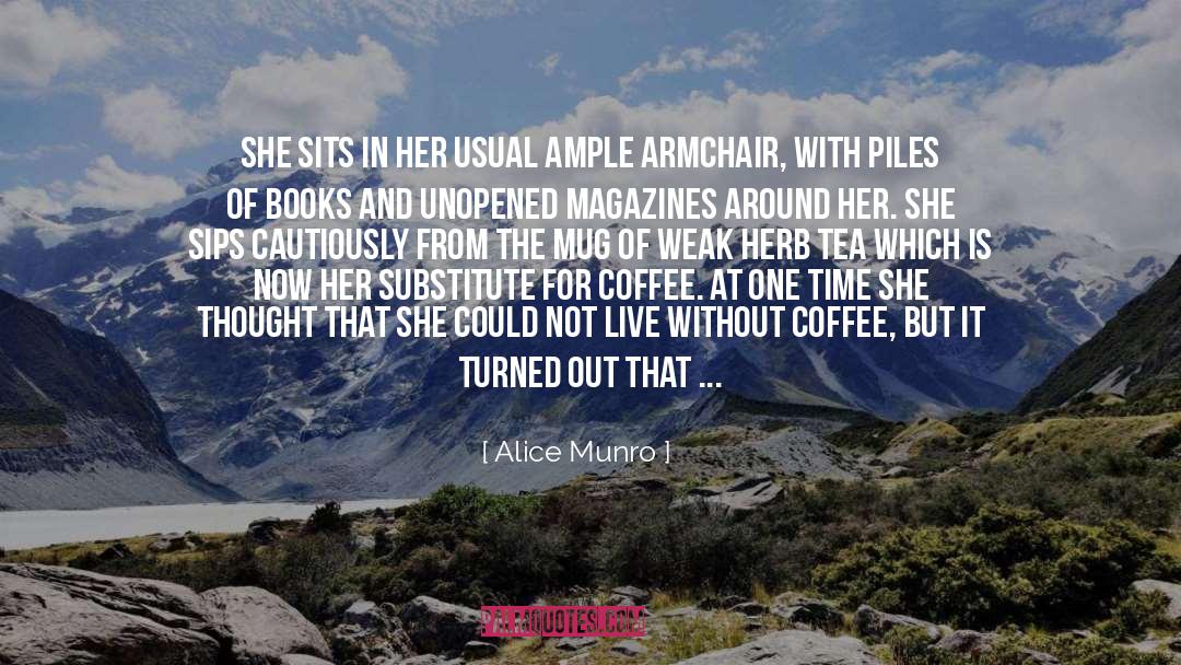 Armchair quotes by Alice Munro