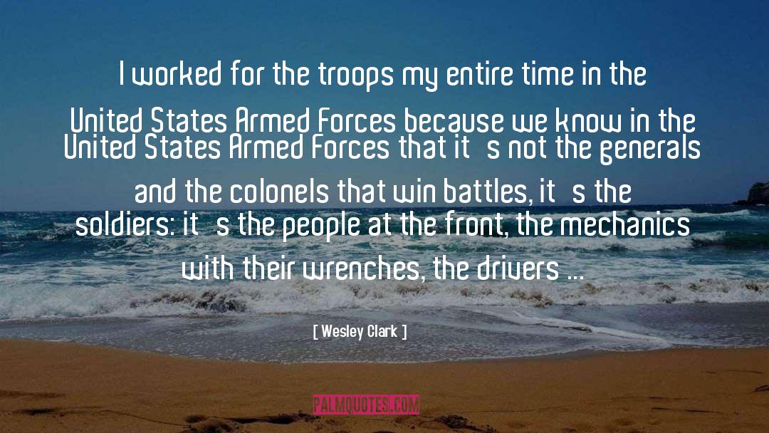 Armed Forces quotes by Wesley Clark