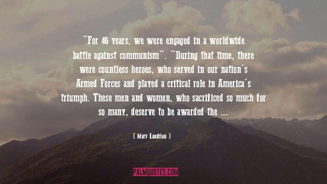 Armed Forces quotes by Mary Landrieu