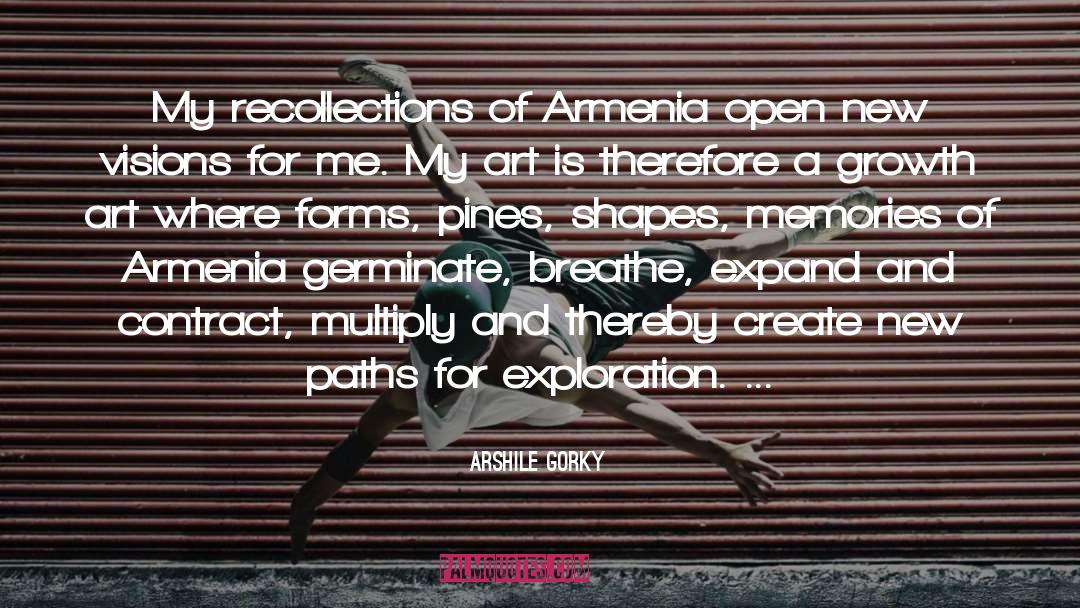 Armenia quotes by Arshile Gorky