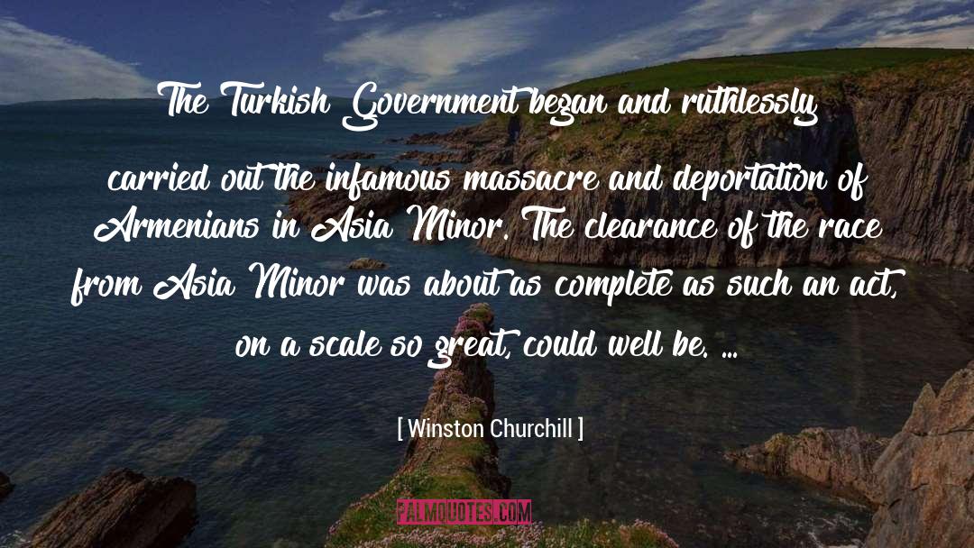 Armenian Genocide quotes by Winston Churchill