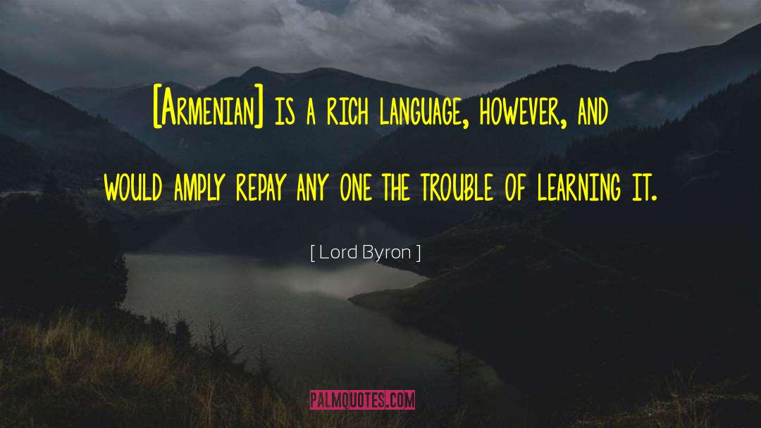 Armenian quotes by Lord Byron