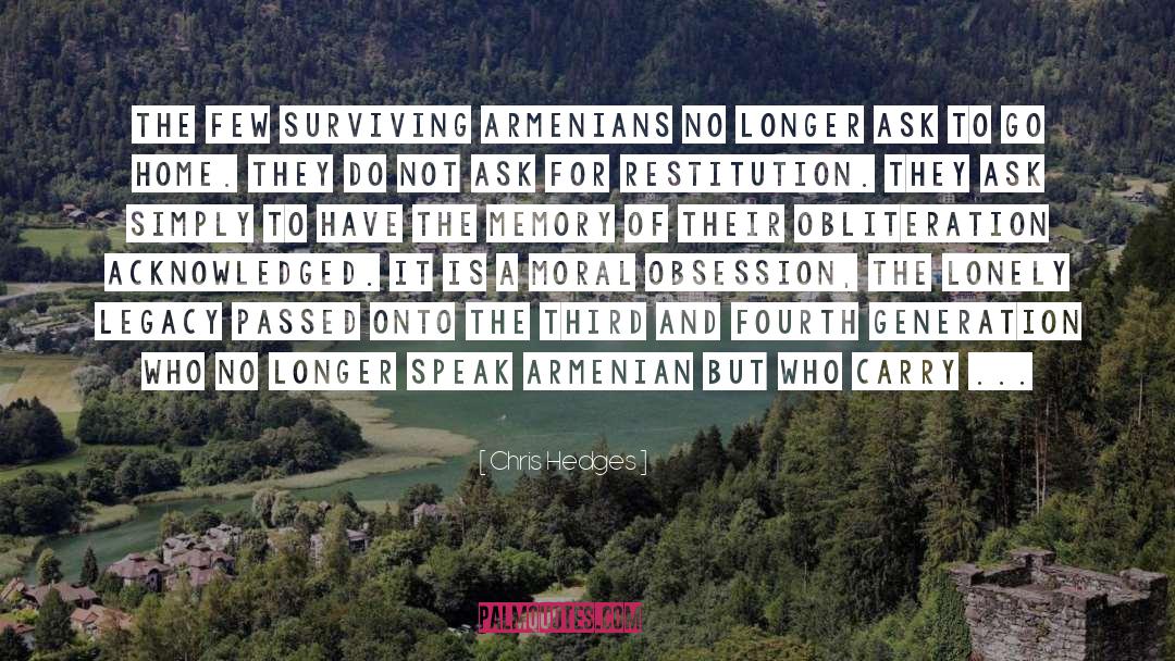 Armenians quotes by Chris Hedges