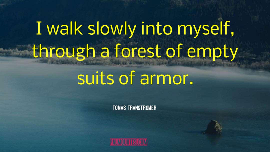 Armor Bearers quotes by Tomas Transtromer