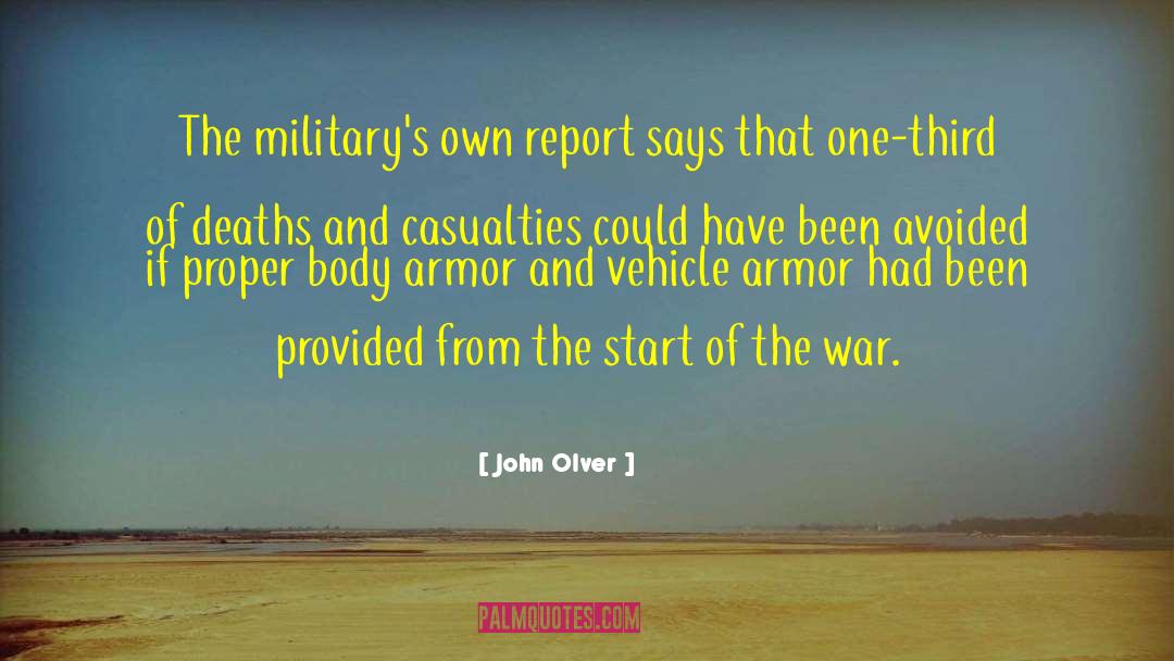 Armor Bearers quotes by John Olver