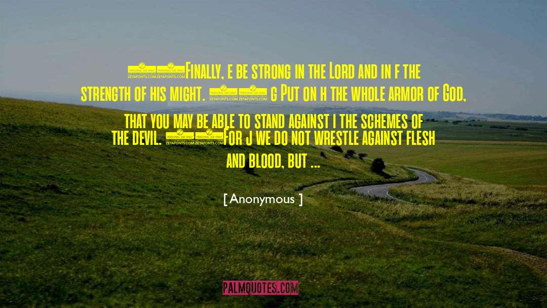 Armor Of God quotes by Anonymous