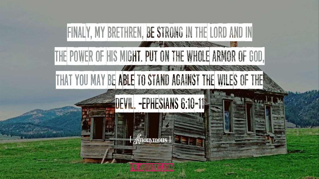 Armor Of God quotes by Anonymous