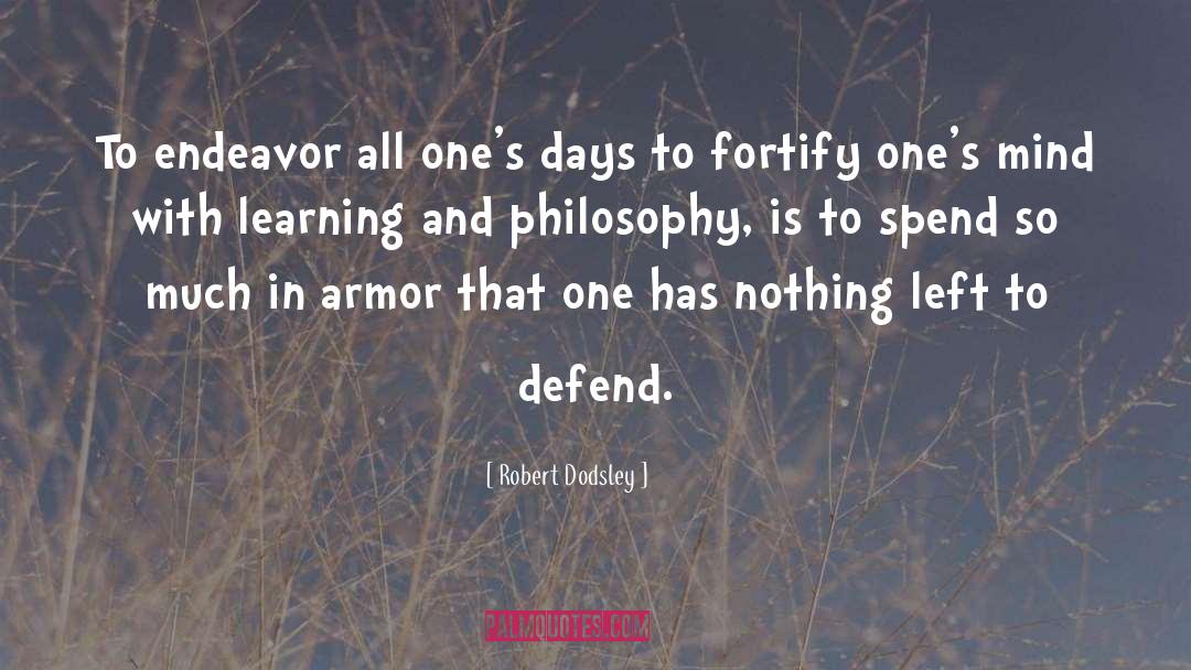 Armor quotes by Robert Dodsley