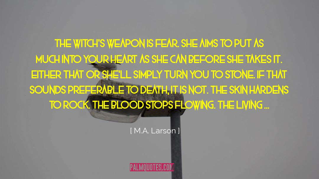 Armory quotes by M.A. Larson