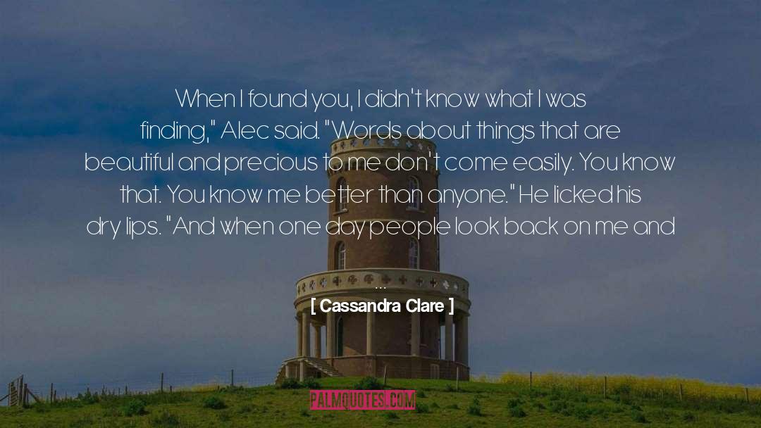 Arms Around Me quotes by Cassandra Clare