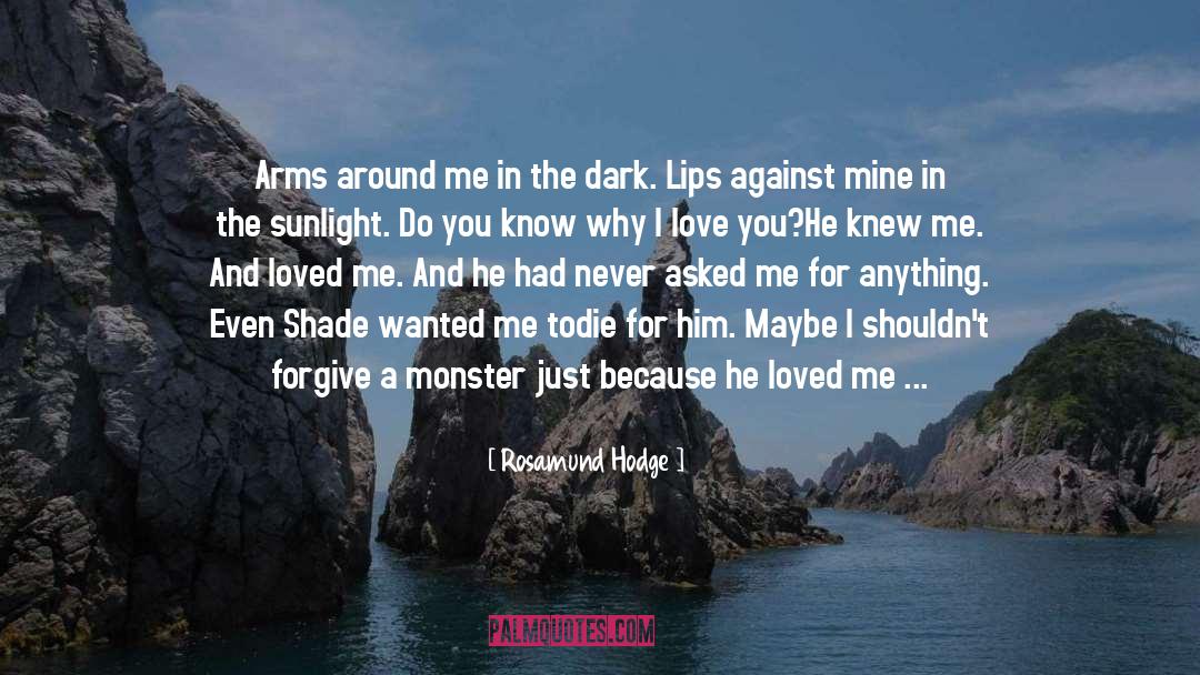 Arms Around Me quotes by Rosamund Hodge