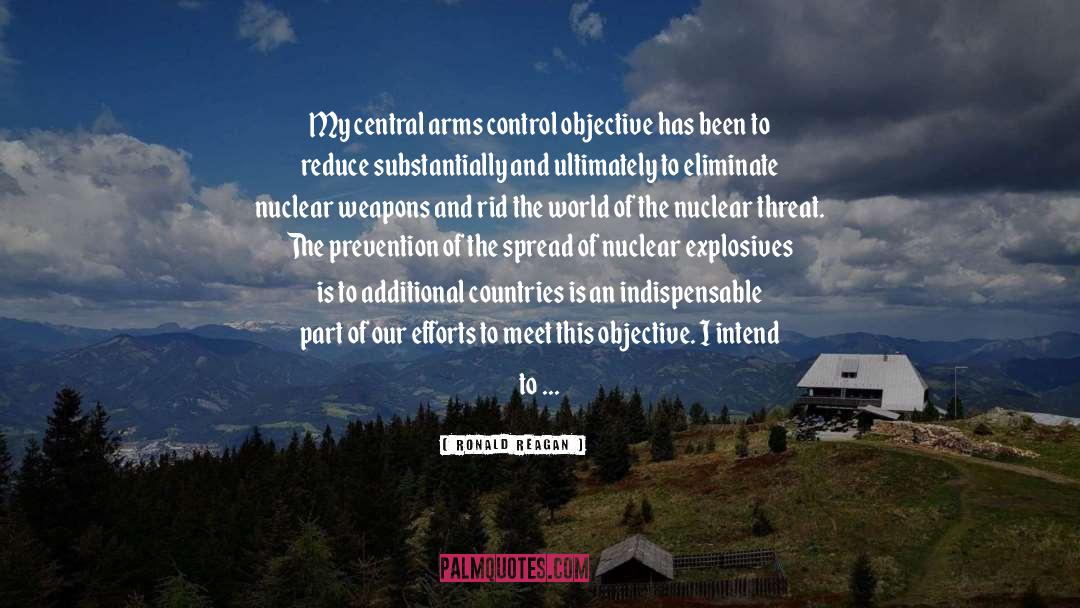 Arms Control quotes by Ronald Reagan