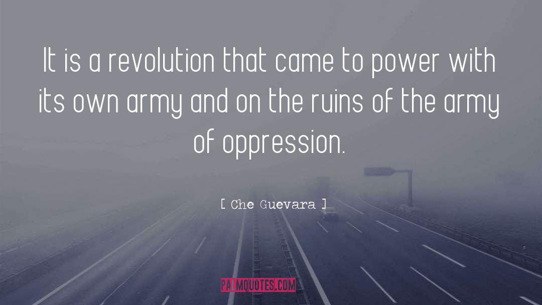 Army Motivational quotes by Che Guevara