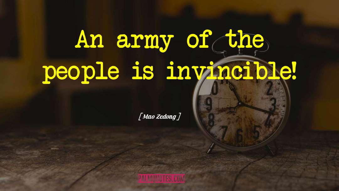 Army Motivational quotes by Mao Zedong