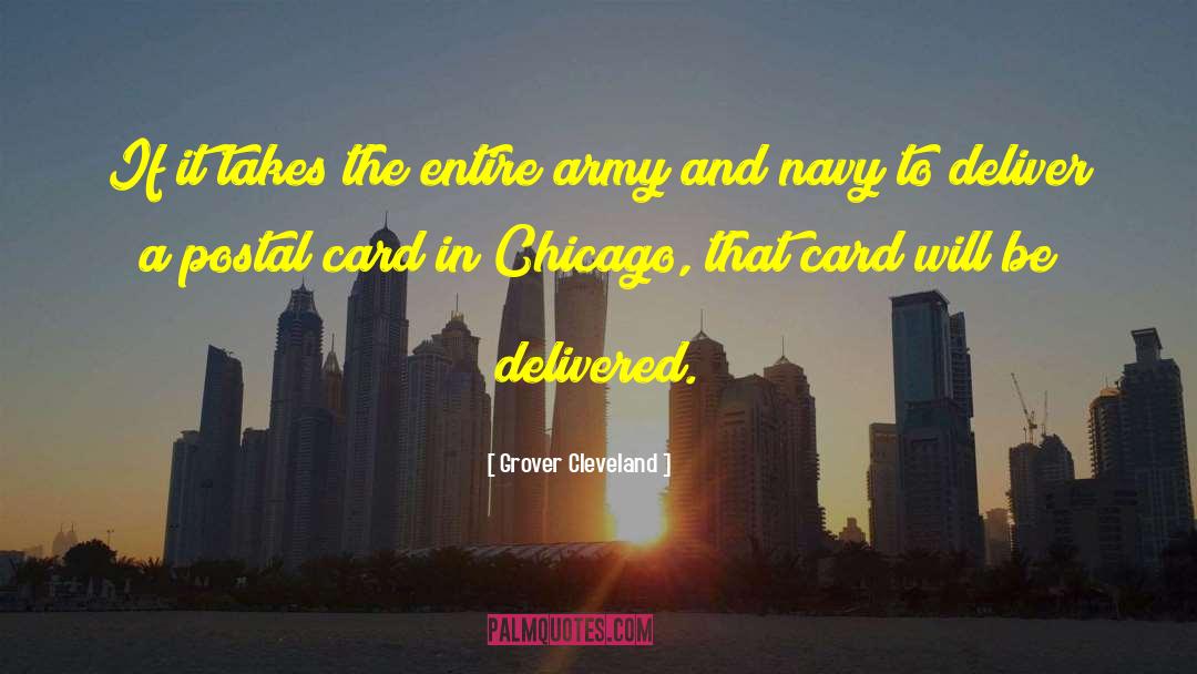 Army Navy quotes by Grover Cleveland
