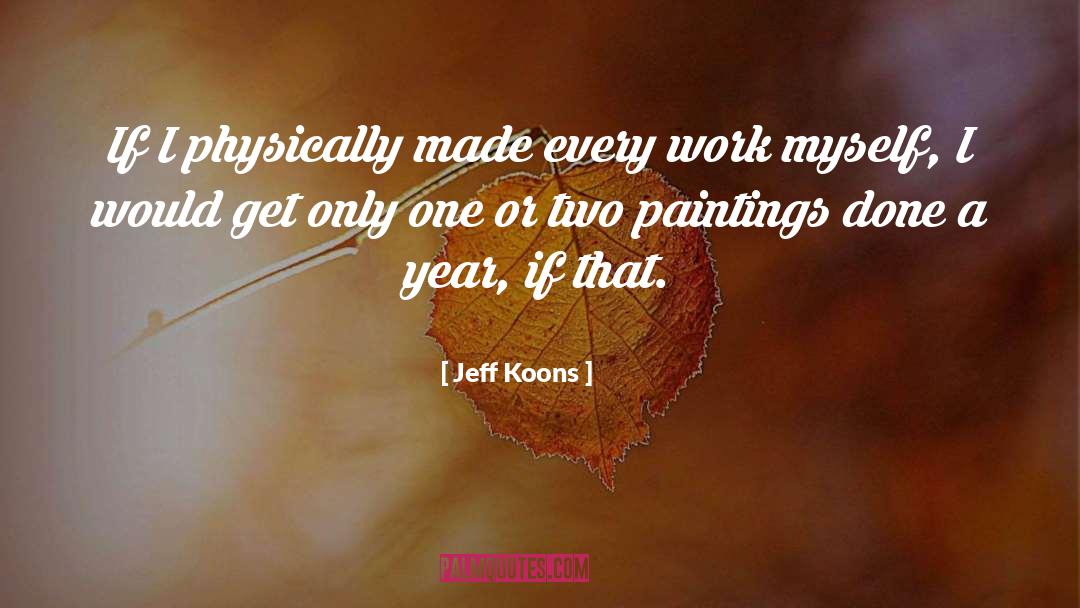 Arnegger Paintings quotes by Jeff Koons