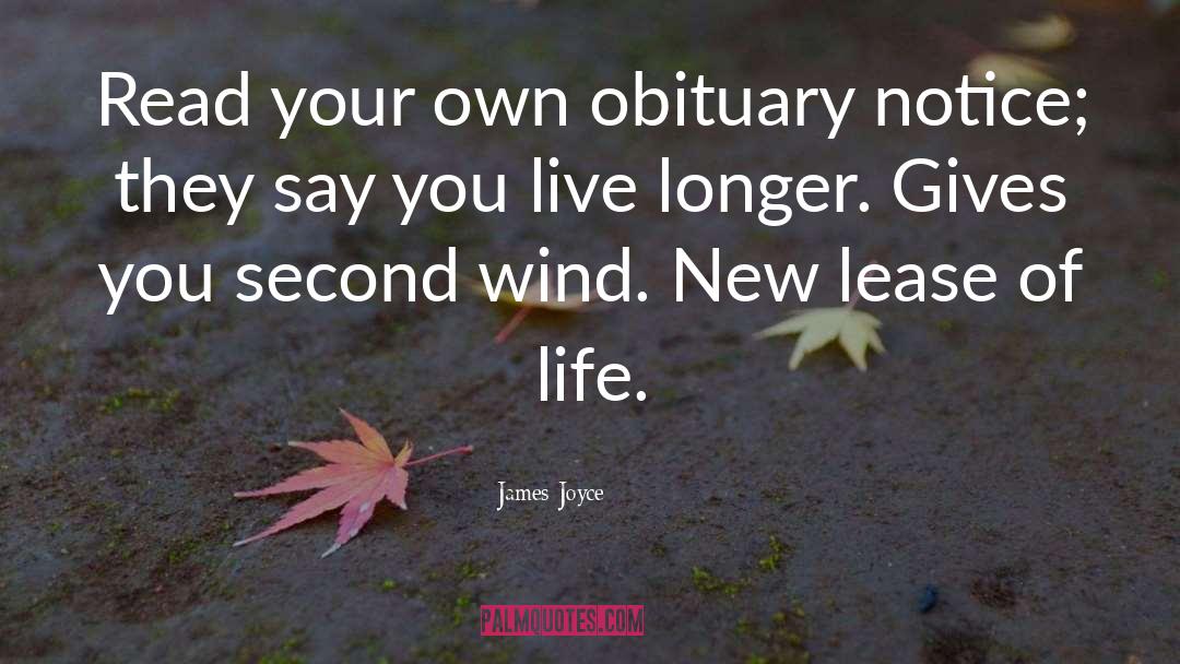 Arnwine Obituary quotes by James Joyce