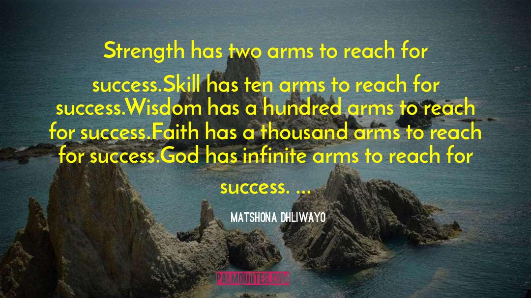 Arnzen Arms quotes by Matshona Dhliwayo