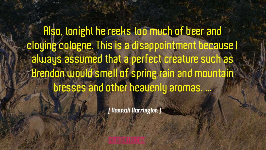Aromas quotes by Hannah Harrington