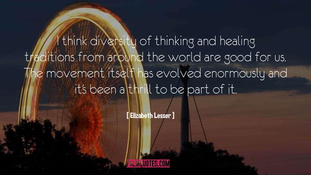 Around The World quotes by Elizabeth Lesser