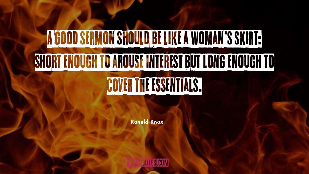 Arouse quotes by Ronald Knox