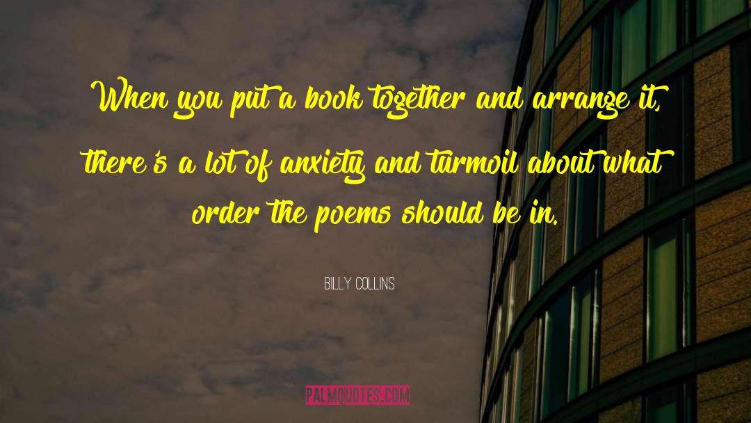 Arrange quotes by Billy Collins