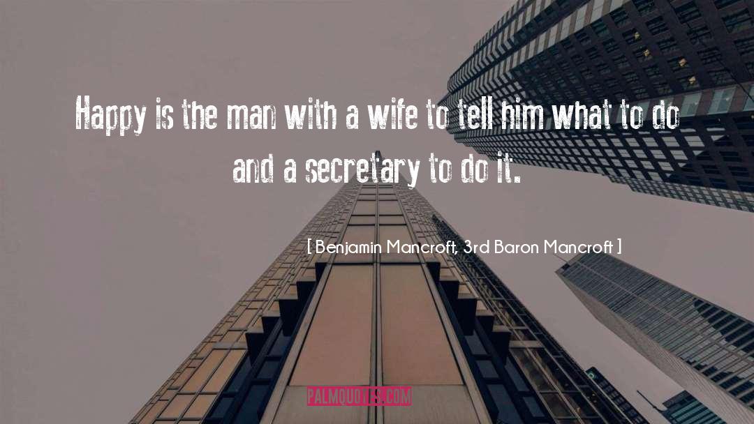 Arranged Marriage Love quotes by Benjamin Mancroft, 3rd Baron Mancroft