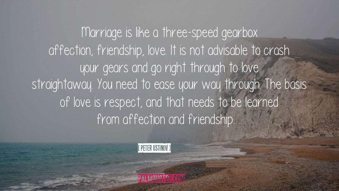 Arranged Marriage Love quotes by Peter Ustinov