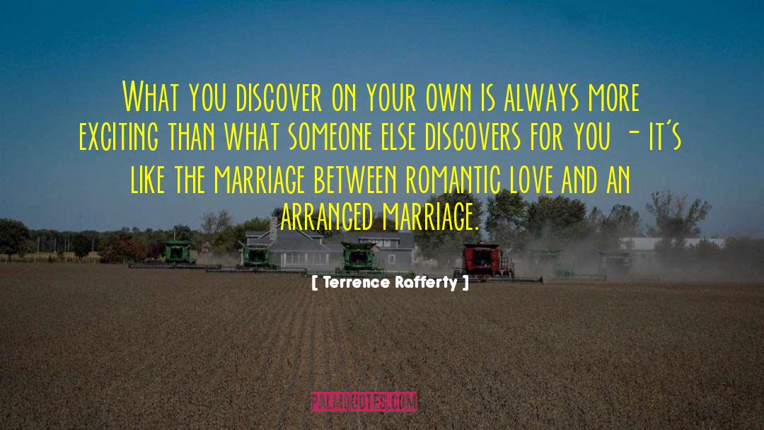 Arranged Marriage quotes by Terrence Rafferty