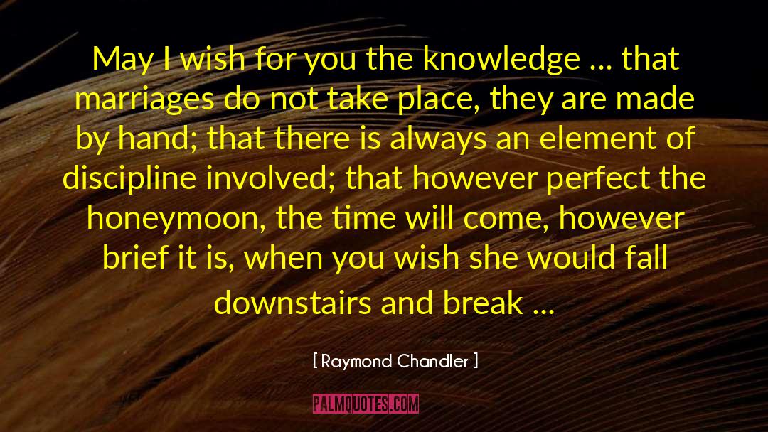 Arranged Marriages quotes by Raymond Chandler