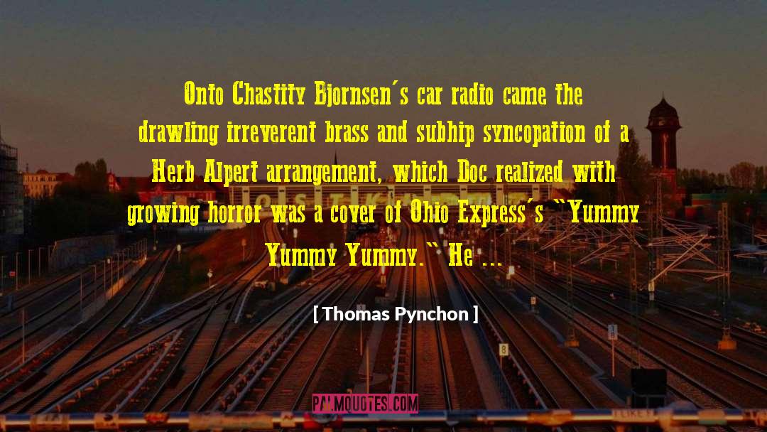 Arrangement quotes by Thomas Pynchon