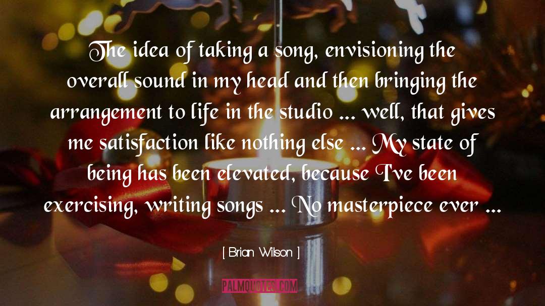 Arrangements quotes by Brian Wilson
