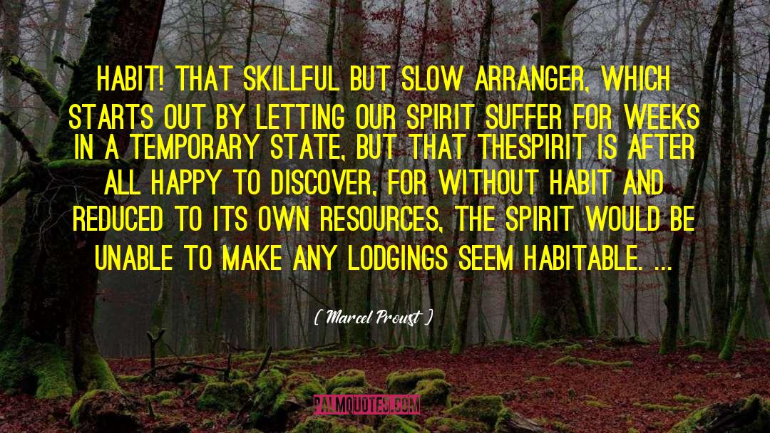 Arranger quotes by Marcel Proust