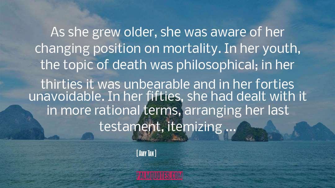 Arranging quotes by Amy Tan