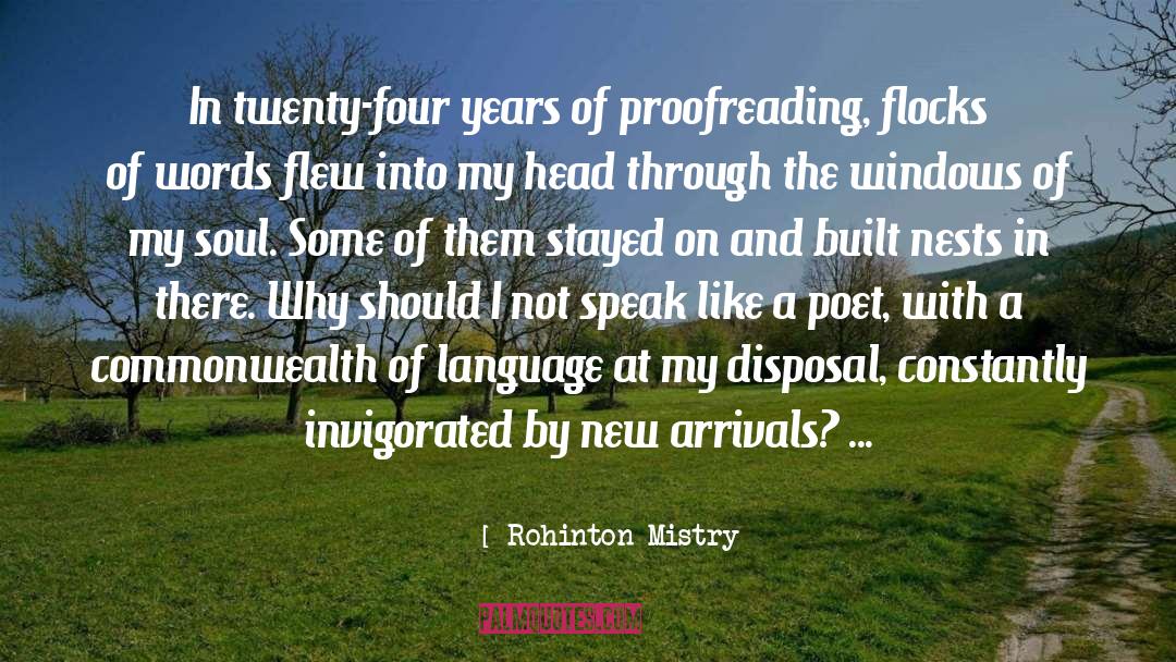 Arrivals quotes by Rohinton Mistry