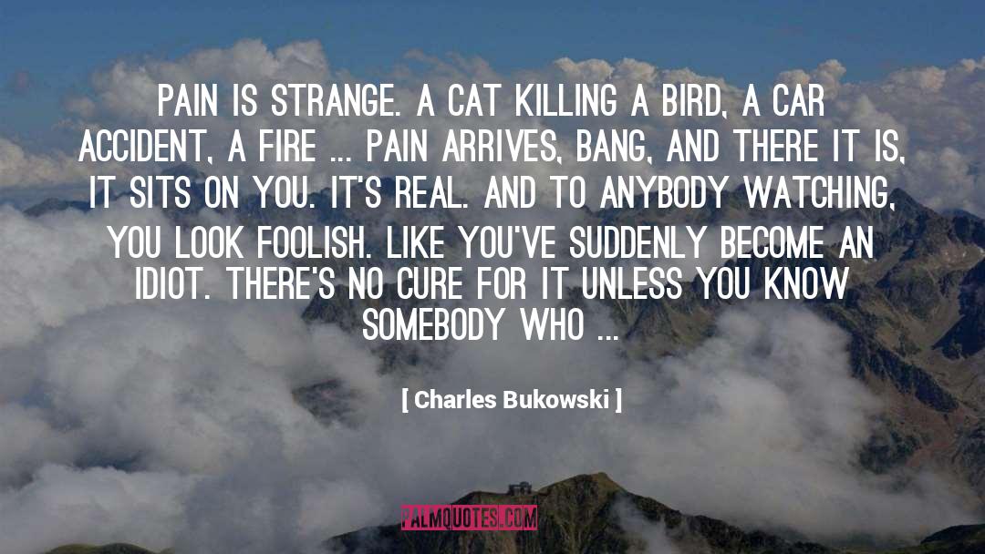 Arrives quotes by Charles Bukowski