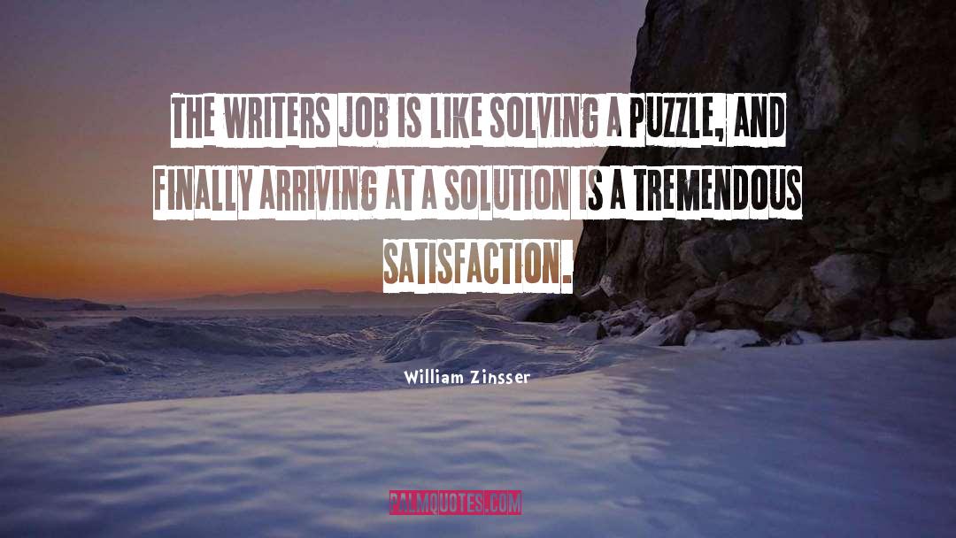 Arriving quotes by William Zinsser