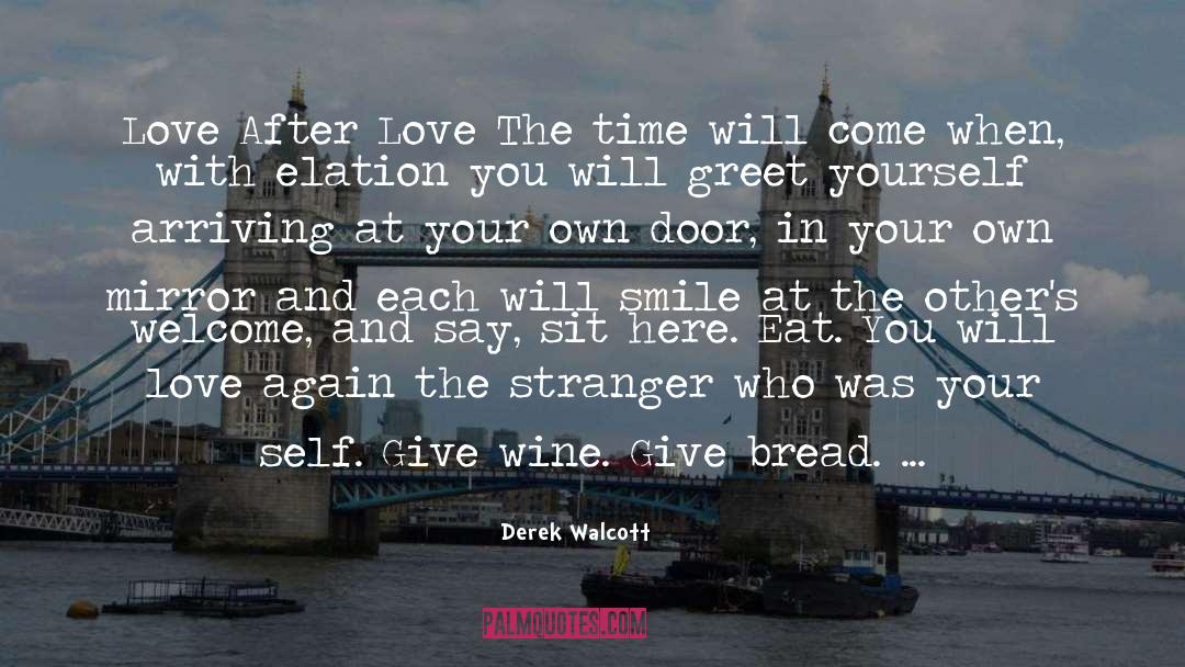 Arriving quotes by Derek Walcott