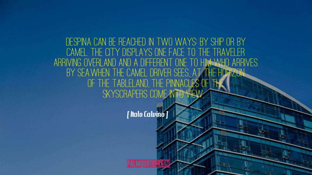 Arriving quotes by Italo Calvino