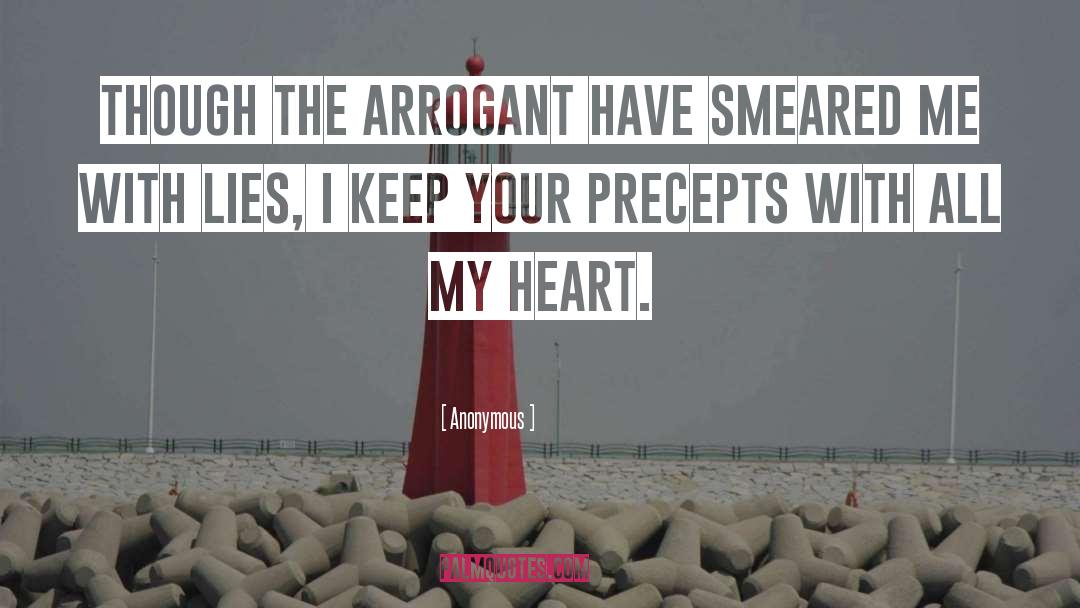 Arrogant quotes by Anonymous