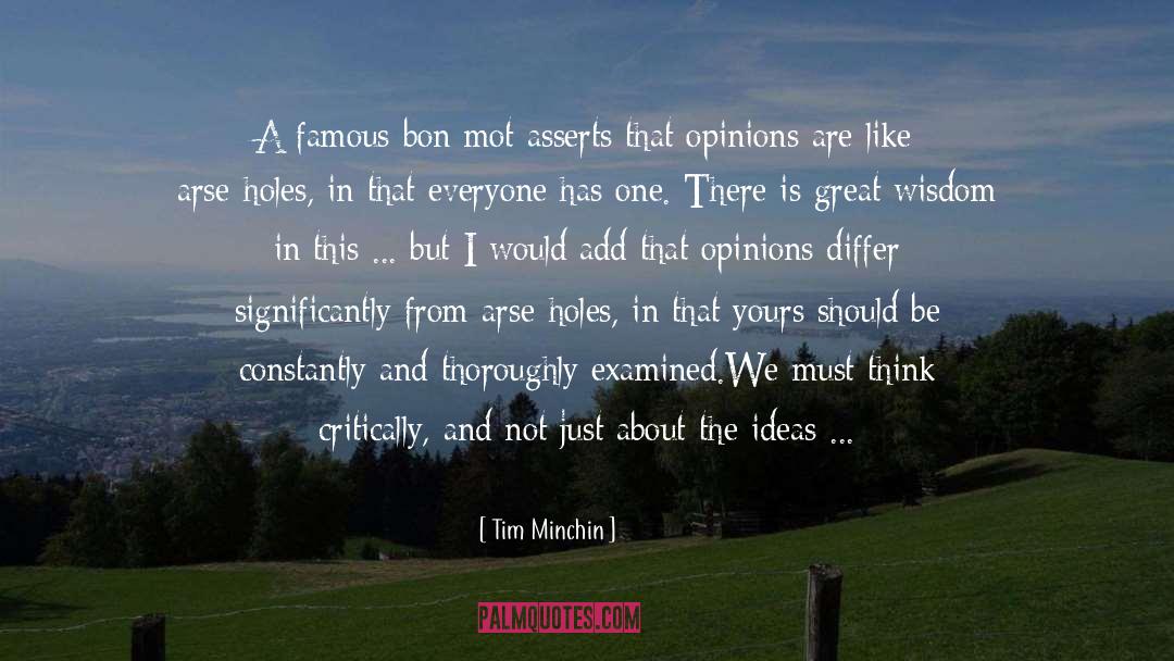 Arse Chin quotes by Tim Minchin