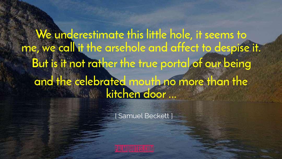 Arseholes quotes by Samuel Beckett