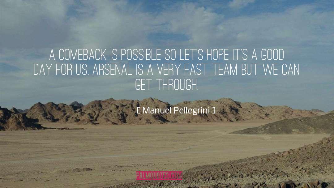 Arsenal quotes by Manuel Pellegrini