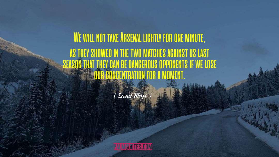 Arsenal quotes by Lionel Messi